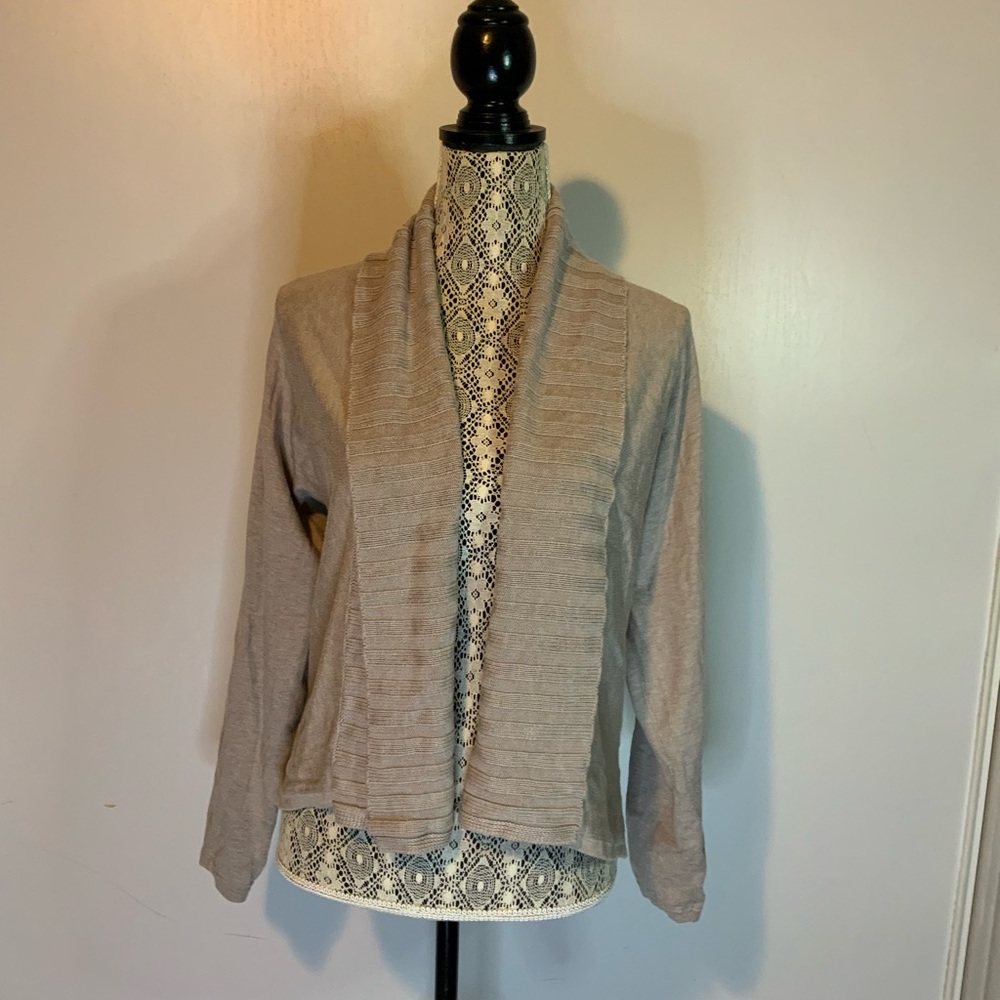 Joann Vass studio beige cardigan